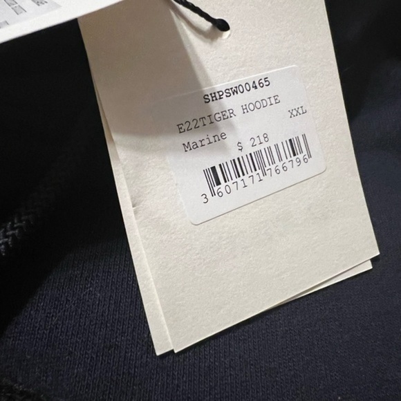 Sandro Tiger Sweatshirt Marine Pullover Hooded Pullover Brand New w Tag Hoodie - Picture 5 of 5